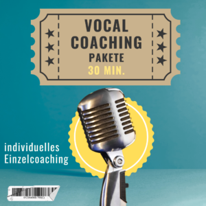 Vocal Coaching Pakete 30 min.