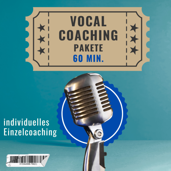 Vocal Coaching Pakete 60 min.