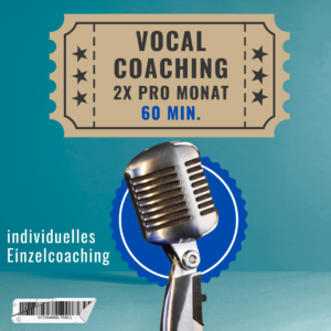 Vocal Coaching 2x 60 min. pro Monat